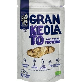 Granolas keto con proteínas veganas ecológicas y sin gluten envase 275 g - La Newyorkina