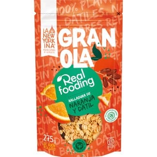 Realfooding granolas con ralladura de naranja y dátil envase 275 g - La Newyorkina