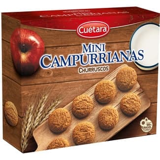Mini Churruscos galletas paquete 600 g - Cuetara Campurrianas