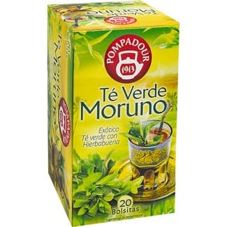 Moruno té verde con hierbabuena estuche 20 - Pompadour