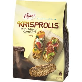 Panecillos suecos integrales paquete 400 g - Krisprolls