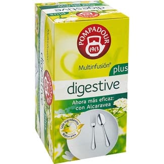 Plus Digestive multinfusión con alcaravea estuche 20 bolsitas - Pompadour