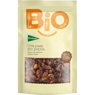 Pasa sin pepita ecológica bolsa 200 g - El Corte Ingles Bio