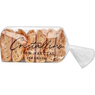 Pan cristal 12 rebanadas bolsa 300 g - Cristallino