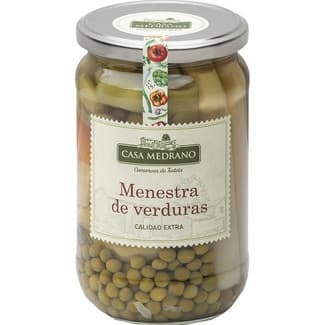 Menestra de verduras frasco 400 g neto escurrido - Casa Medrano