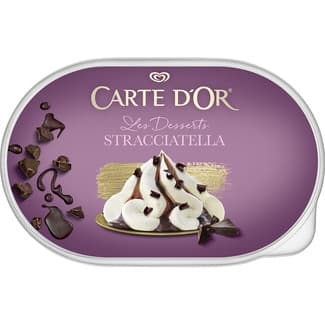 Les Desserts helado stracciatella tarrina 825 ml - Carte D'or