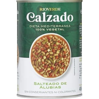 Salteado de alubias guisadas lata 400 g - Calzado