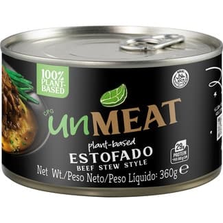 Estofado vegano estilo estofado de ternera lata 350 g - Unmeat
