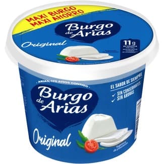 Queso fresco natural maxi tarrina 500 g - Burgo De Arias