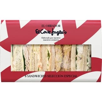 Sandwiches selección especial 8 unidades estuche 760 g - El Obrador El Corte Ingles