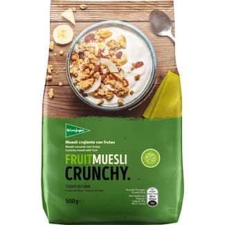Muesli crujiente con frutas estuche 500 g - El Corte Ingles