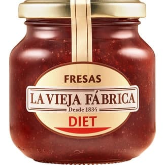 Diet mermelada de fresas frasco 280 g - La Vieja Fabrica