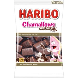 Chamallows Soft-Kiss nubes de chocolate sin gluten bolsa 175 g - Haribo