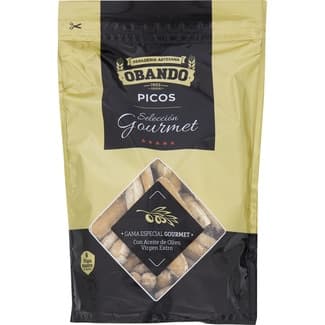 Selección Gourmet picos de pan con aceite de oliva virgen extra bolsa 140 g - Obando