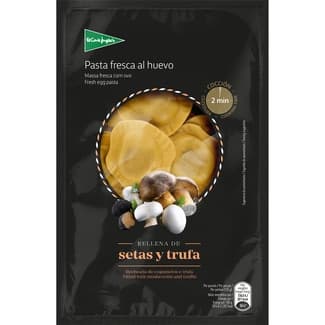 Pasta fresca soles al huevo rellena de setas y trufa envase 250 g - El Corte Ingles