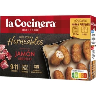 Recetas Horneables croquetas de jamón ibérico estuche 340 g - La Cocinera