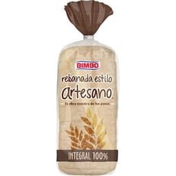 Pan de molde integral 100% paquete 500 g - Bimbo Artesano