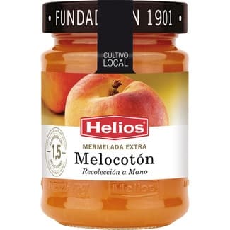 Mermelada extra de melocotón 65% de fruta frasco 340 g - Helios