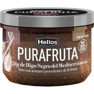 Mermelada de higo negro del Mediterráneo sin gluten frasco 250 g solo con azúcares procedentes de la fruta - Helios Purafruta