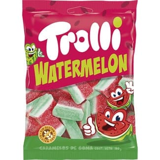 Caramelos de goma sabor sandía sin gluten bolsa 100 g - Trolli