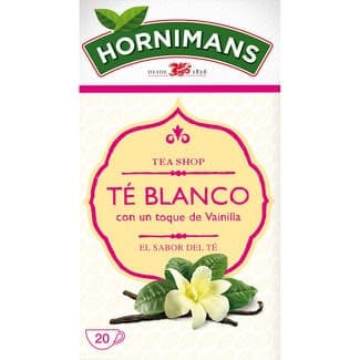 Té blanco con un toque de vainilla estuche 20 bolsitas - Hornimans