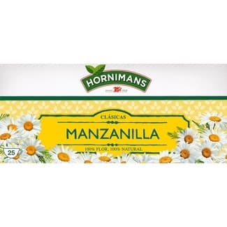 Infusión de manzanilla estuche 25 bolsitas - Hornimans