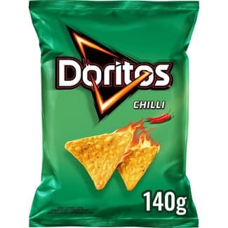 Aperitivos de maíz sabor chilli bolsa 140 g - Doritos