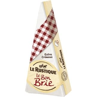 Queso francés brie elaborado con leche pasteurizada cuña 200 g - Le Rustique