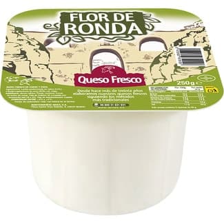 Queso fresco mezcla elaborado con leche pasteurizada envase 250 g - Flor De Ronda