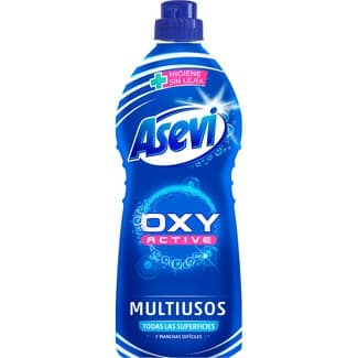 Limpiador multiusos Oxy Active para todas las superficies sin lejía botella 1,1 l - Asevi