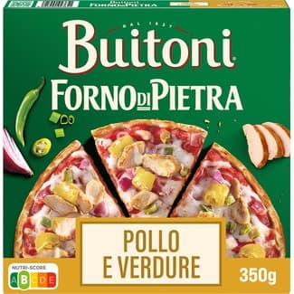 Pizza de pollo y verdura estuche 350 g - Buitoni Forno Di Pietra