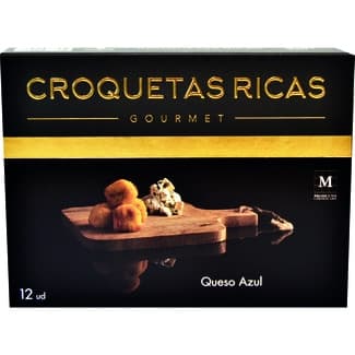 Gourmet croquetas de queso azul 100% caseras estuche 300 g - Croquetas Ricas