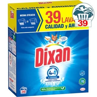 Detergente polvo 4 en 1 maleta 39 dosis - Dixan