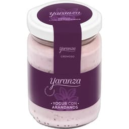 Yogur cremoso con arándanos 3% m.g. sin gluten tarro 140 g - Yaranza