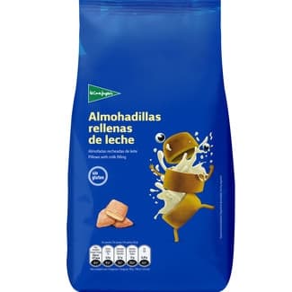 Cereales de desayuno en almohadillas rellenas de leche sin gluten estuche 500 g - El Corte Ingles