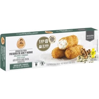 Croquetas de queso azul para freidora de aire y horno sin gluten 8 unidades estuche 250 g - La Cocina De Senen