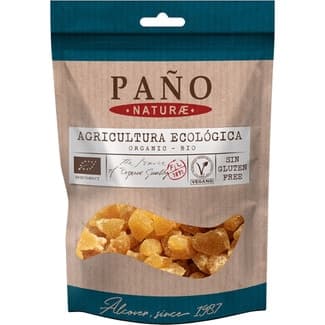 Jengibre en dados agricultura ecológica sin gluten bolsa 90 g - Paño Naturae