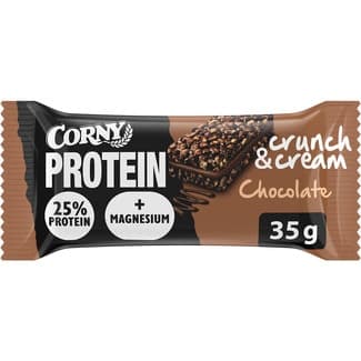 Protein barrita de proteínas de chocolate con 25% de proteína con magnesio envase 35 g - Corny