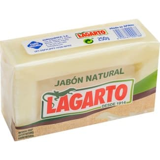 Jabón para lavar a mano natural pastilla 250 g - Lagarto