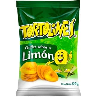 Chifles sabor limón bolsa 100 g - Tortolines