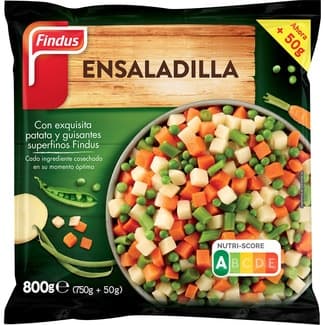 Ensaladilla bolsa 800 g - Findus