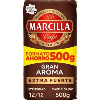 Café molido extra fuerte paquete 500 g - Marcilla