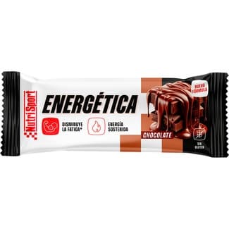 Barrita energética de chocolate sin gluten envase 49 g - Nutrisport