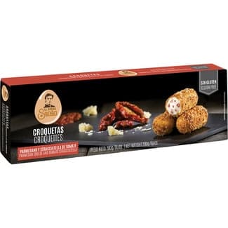 Croquetas de parmesano y stracciatella de tomate sin gluten estuche 200 g - La Cocina De Senen