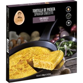 Tortilla de patata con cebolla sin gluten envase 700 g - La Cocina De Senen