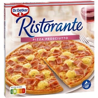 Pizza sabor clásico con jamón y queso suave Prosciutto estuche 330 g - Dr.oetker Ristorante