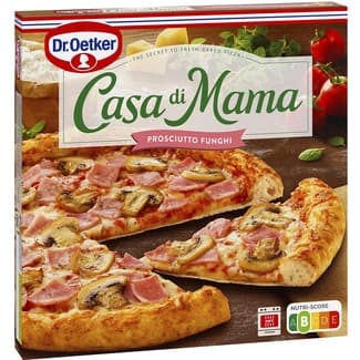 Pizza con jamón y champiñones Prosciutto Funghi estuche 405 g - Dr.oetker Casa Di Mama