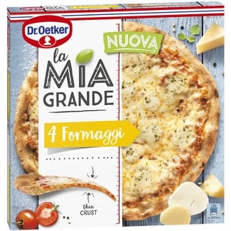 Pizza 4 quesos estuche 400 g - Dr.oetker La Mia Grande