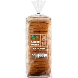 Pan de molde con 55% de centeno bolsa 720 g - El Corte Ingles