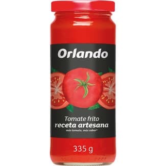 Tomate frito receta artesana sin gluten frasco 335 g - Orlando